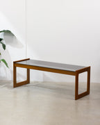 Alrob Mid Century Teak & Glass Nesting Coffee Tables