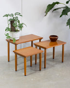 Teak Nesting Side Tables