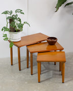 Teak Nesting Side Tables