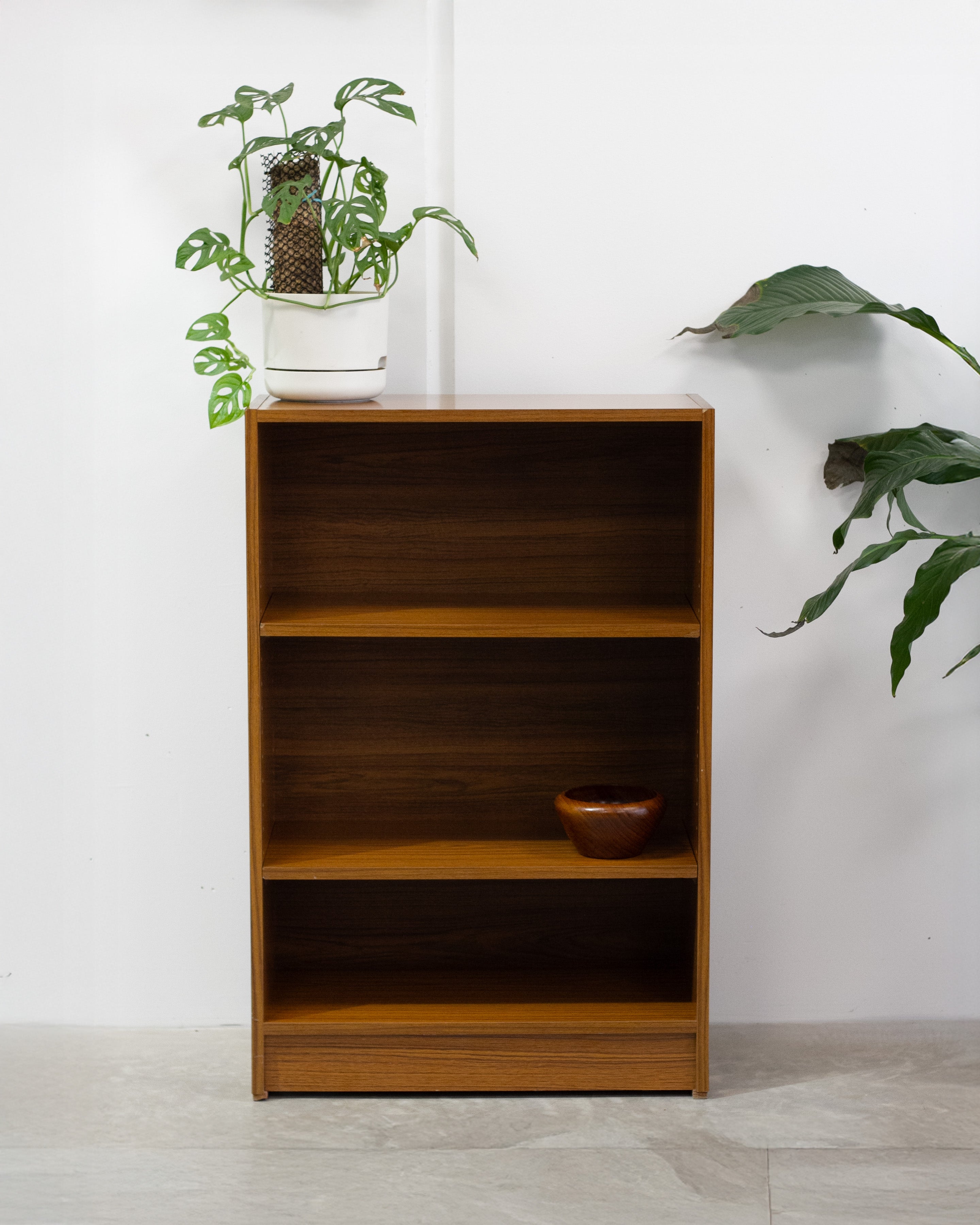 Mid Century Teak Veneer Bookcase