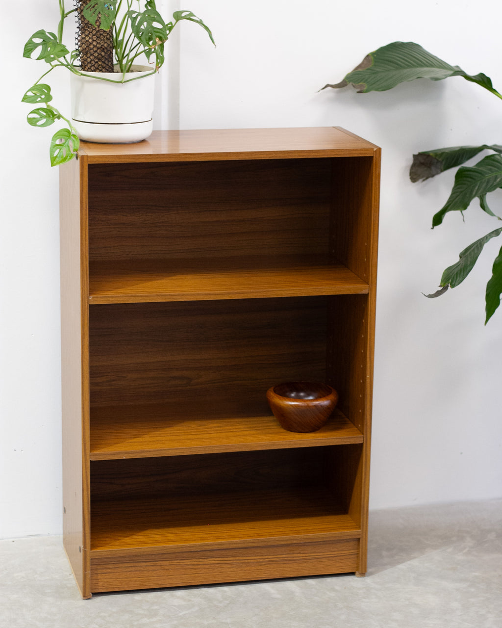 Mid Century Teak Veneer Bookcase