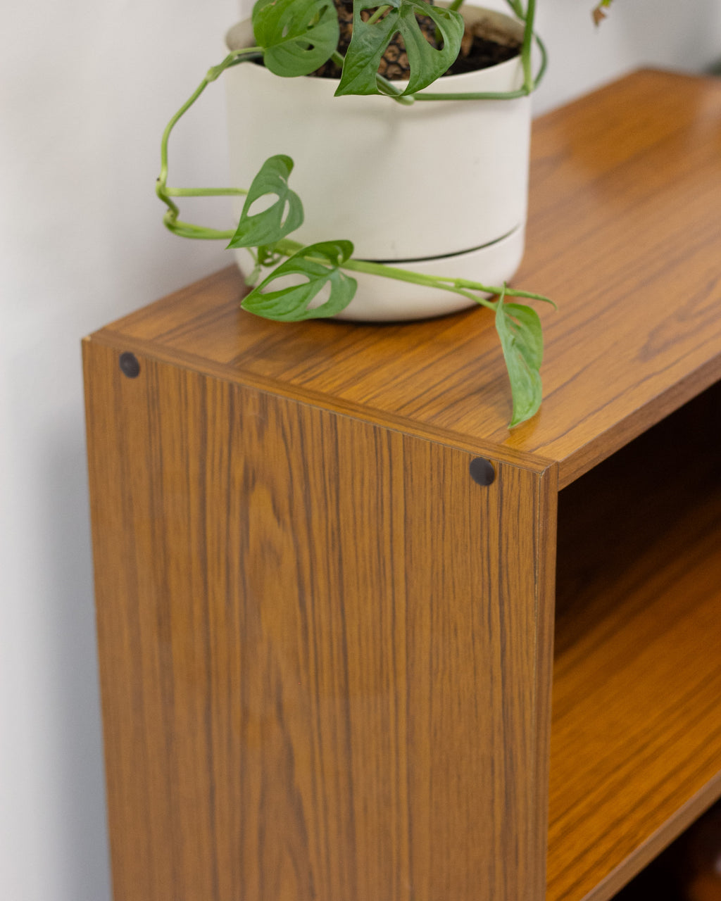 Mid Century Teak Veneer Bookcase