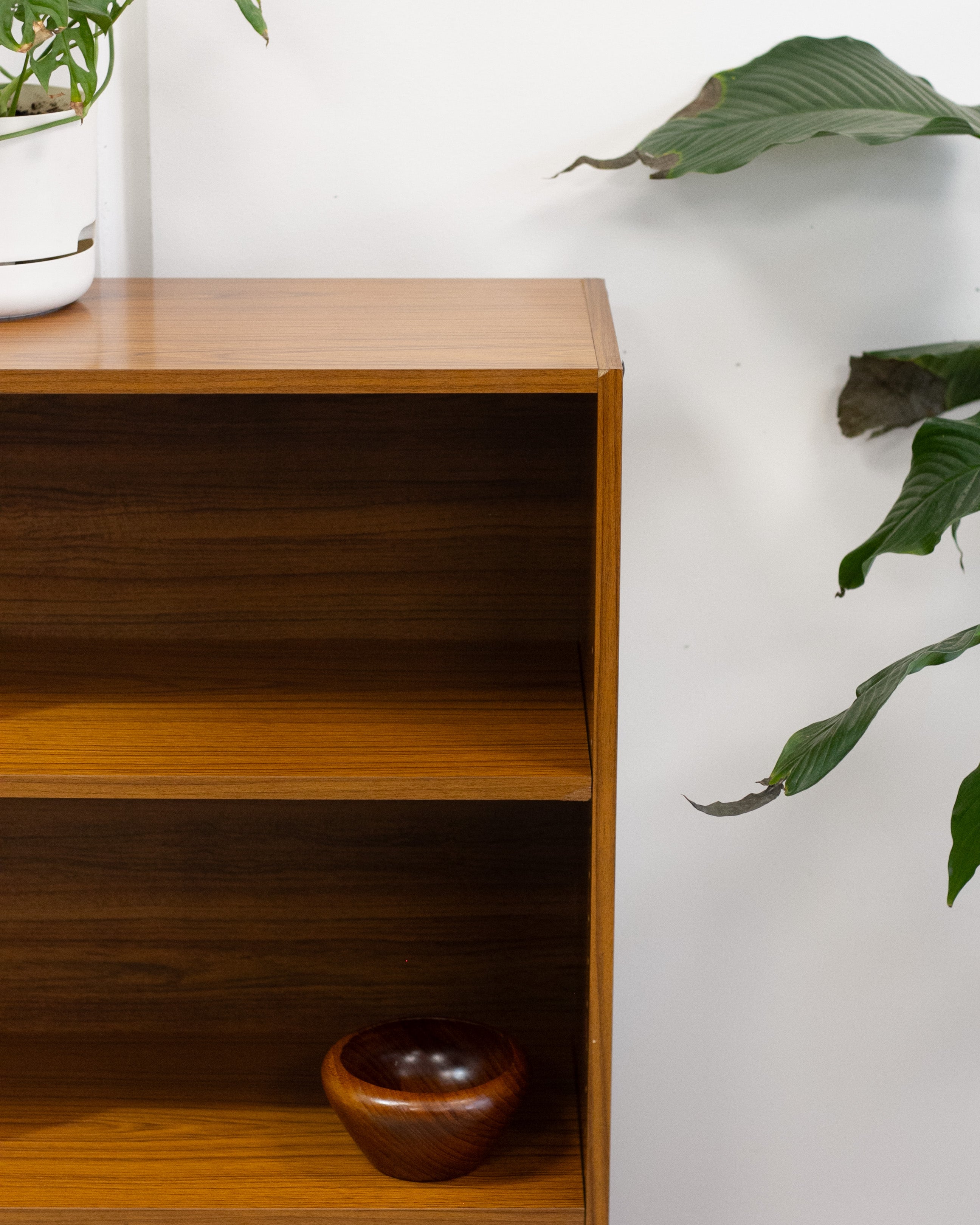 Mid Century Teak Veneer Bookcase